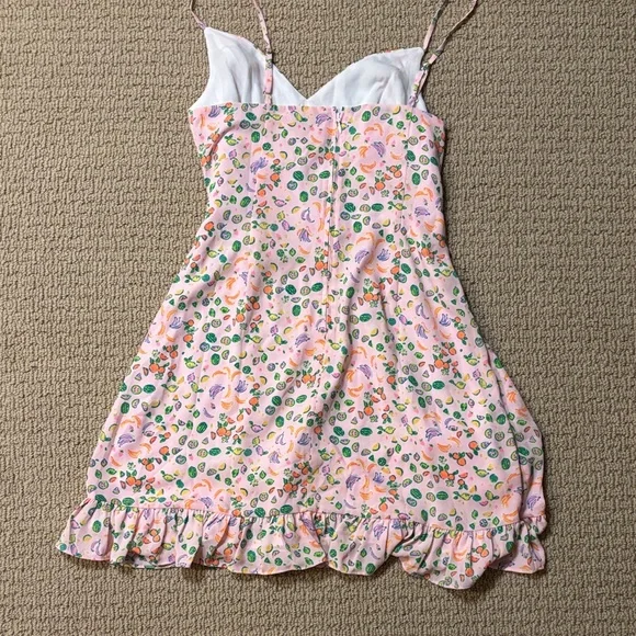 Lilly Pulitzer Urchin punk lil juicy fruit Print Alisa dress Dress NWT - Picture 3 of 4